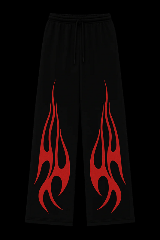 Inferno Baggy Pants – Flame Surge Streetwear