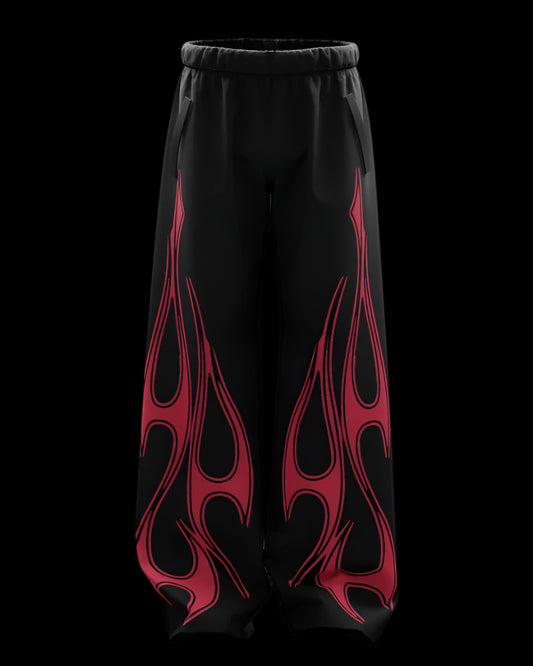 baggy inferno Flame Pants