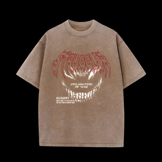 STRUGGLER Oversized T-Shirt – Vintage Washed Gymwear