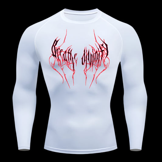 Bloodscript Compression Shirt – Long Sleeve Performance Top
