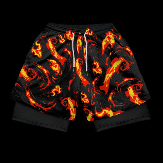 Infernal Blaze Combat Shorts