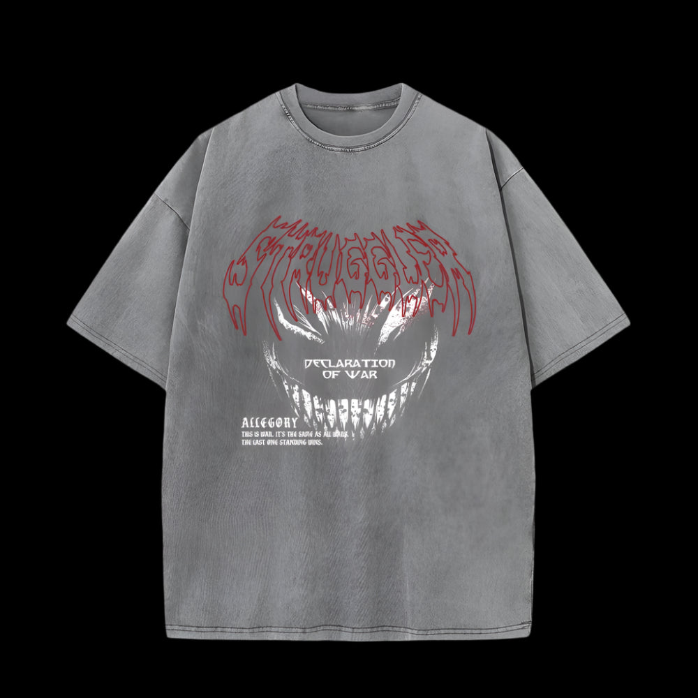 STRUGGLER Oversized T-Shirt – Vintage Washed Gymwear