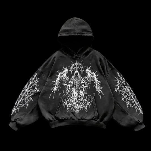 Y2k Voidmark Oversized Hoodie