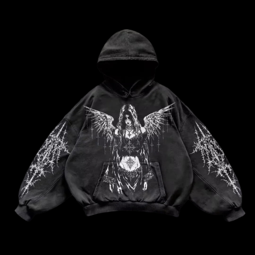 Y2K Girl Oversized Hoodie