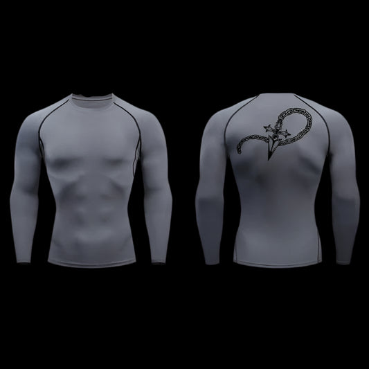 Kurapika Chain Seal Compression Shirt – Long Sleeve Gymwear