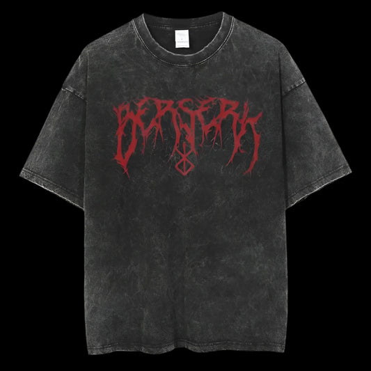 Chaos Script Oversized T-Shirt – Vintage Streetwear