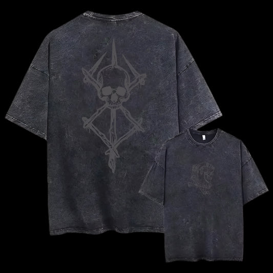 Cipher Mark Oversized Vintage T-Shirt