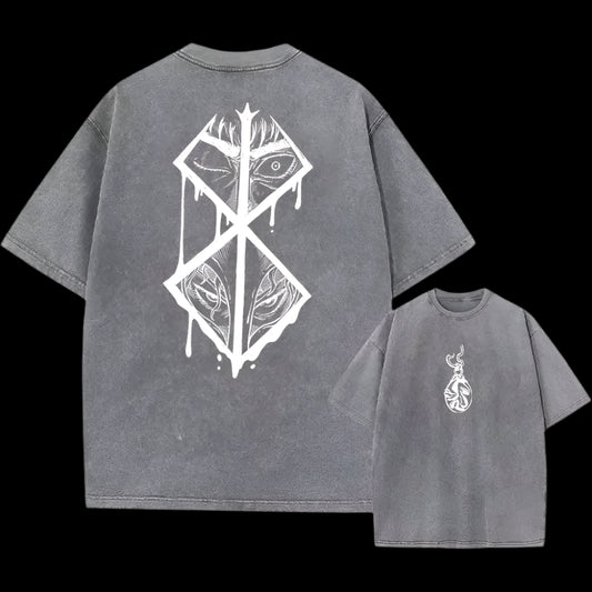 Cipher Mark Oversized Vintage T-Shirt