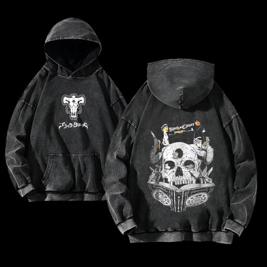 Demon Grimoire Oversized Hoodie – Cursed Magic