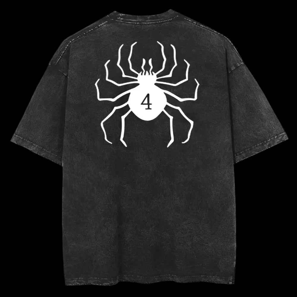 HX4 Oversized T-Shirt – Gothic Spider Gym Tee