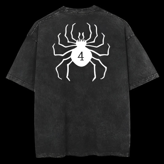 HX4 Oversized T-Shirt – Gothic Spider Gym Tee