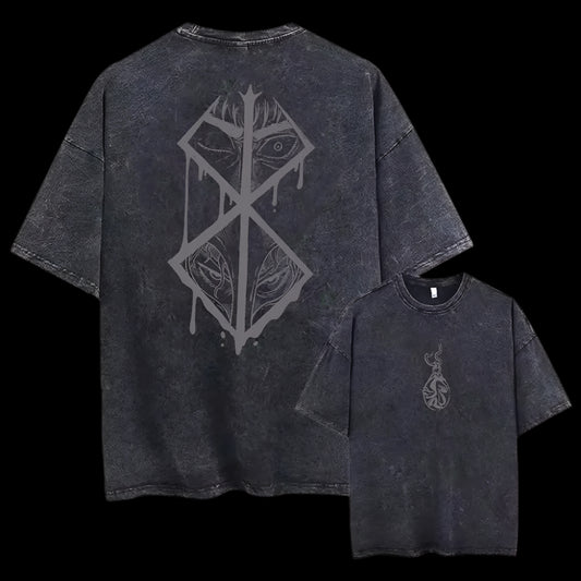 Cipher Mark Oversized Vintage T-Shirt