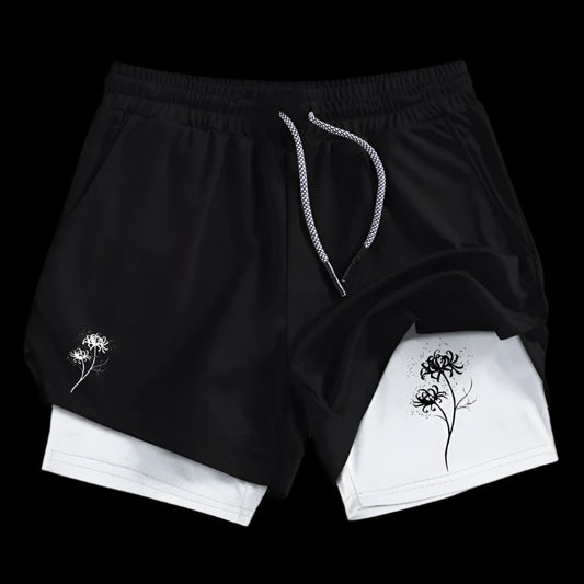 Red Spider Lily Gym Shorts