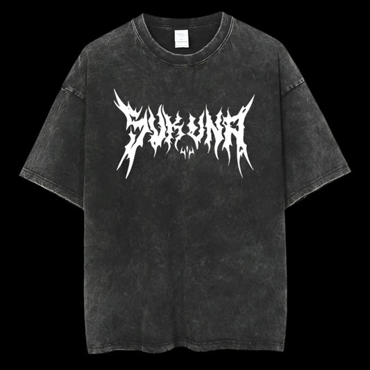 Shadow Diamond Oversized T-Shirt – Gothic Skull Streetwear