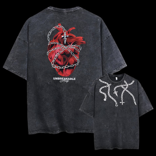 Unbreakable Spirit Tee – Oversize Vintage Gym Style