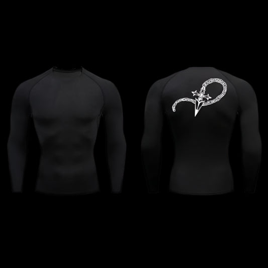 Kurapika Chain Seal Compression Shirt – Long Sleeve Gymwear