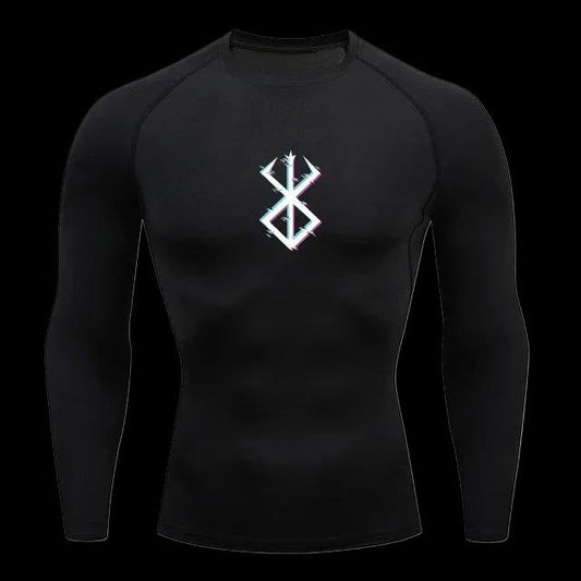 Blood Oath Compression Shirt Long Sleeve – Men's Gym Rash Guard