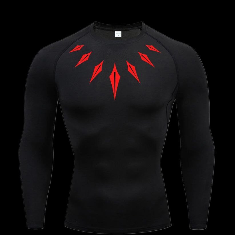 Demonic Thorns Compression Shirt – Long Sleeve