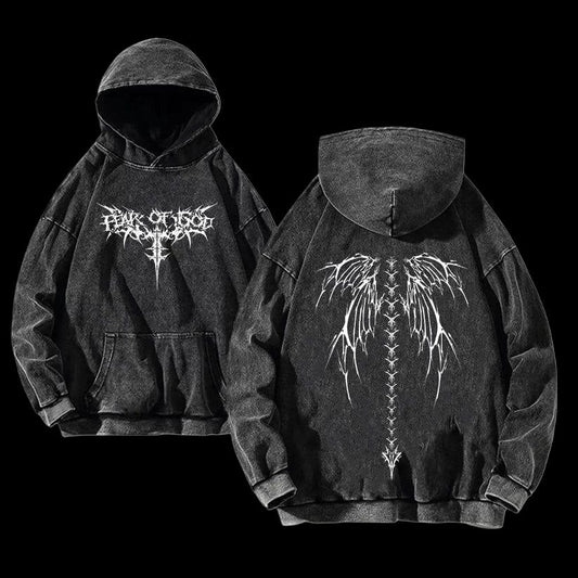 Shadow Fade Y2K Hoodie