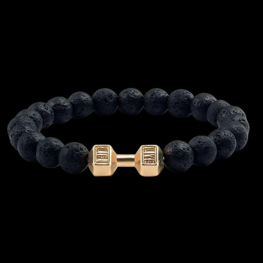 Black Lava Stone Bracelet – Premium Matte Finish