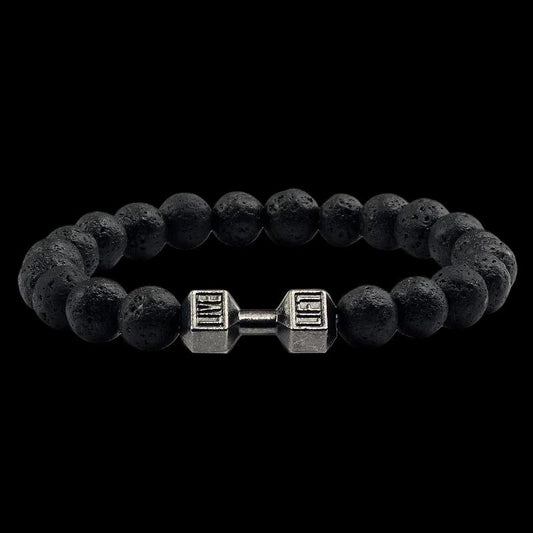Black Lava Stone Bracelet – Premium Matte Finish