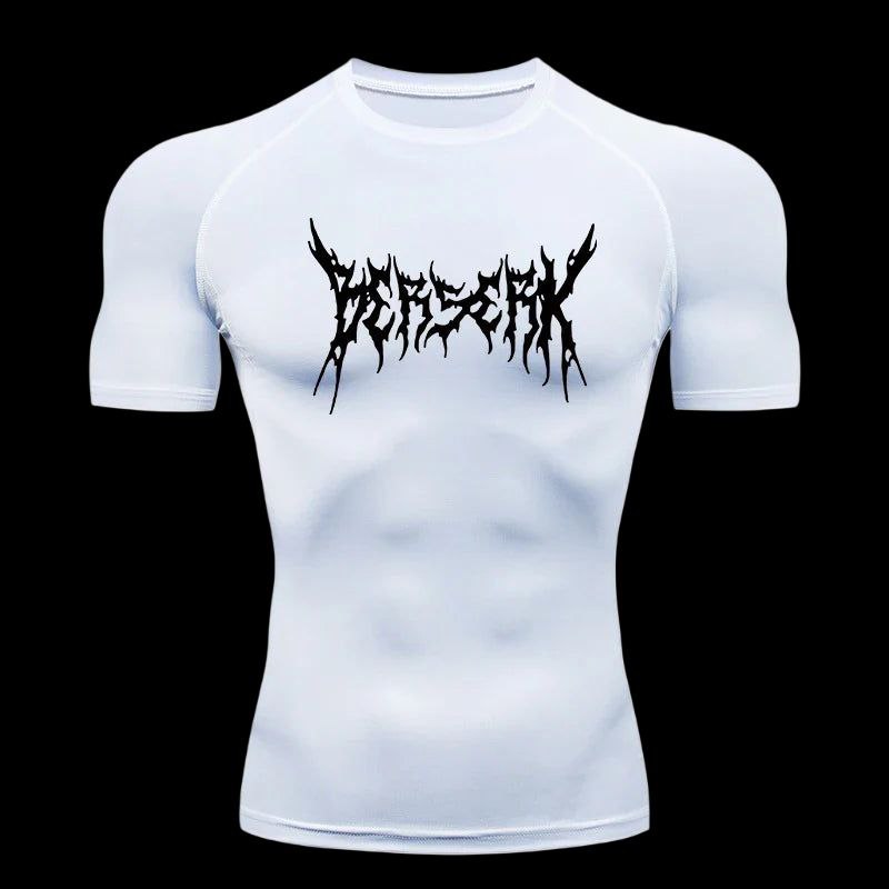 Scrfit Compression T-Shirt – Dark Muscle Fit Gymwear