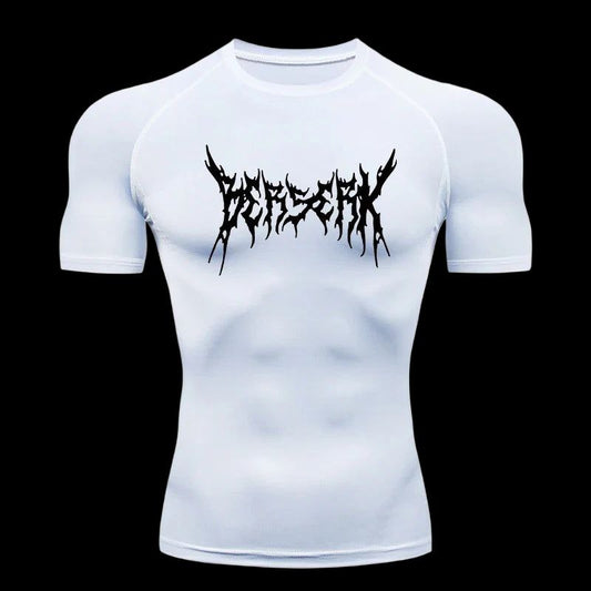 Scrfit Compression T-Shirt – Dark Muscle Fit Gymwear