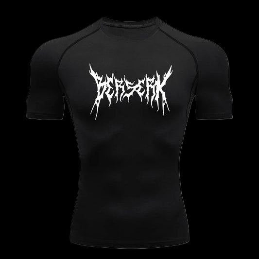 Scrfit Compression T-Shirt – Dark Muscle Fit Gymwear