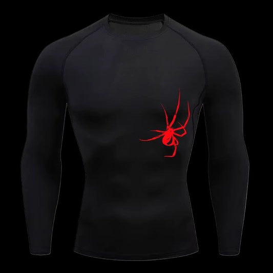 Y2K Spider Compression Long Sleeve – Web of Power