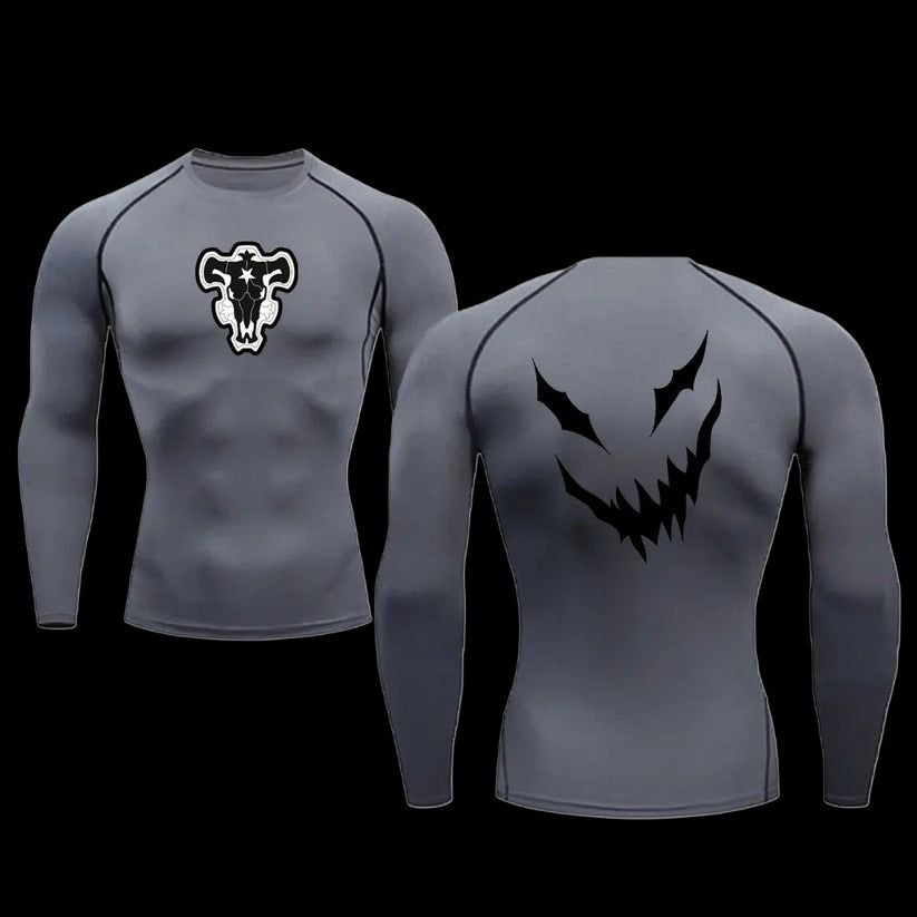 Demonic Grin Compression Shirt – Long Sleeve