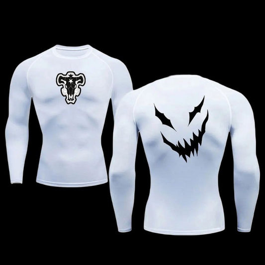 Demonic Grin Compression Shirt – Long Sleeve