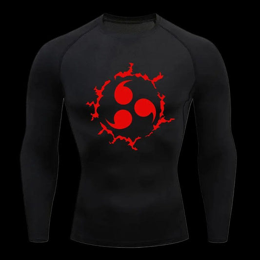 Cursed Serpent Mark Compression Shirt – Long Sleeve Training Top
