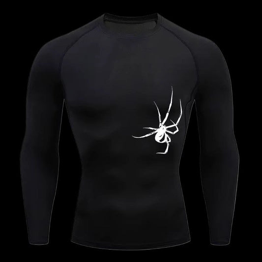 Y2K Spider Compression Long Sleeve – Web of Power