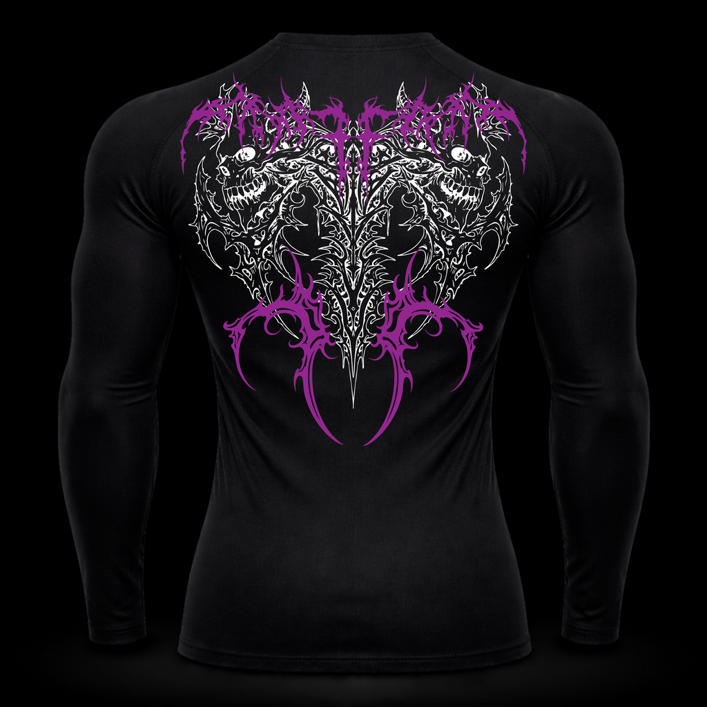 Blood Reaper Long Sleeve Compression – Athletic Fit | MAZENTIH