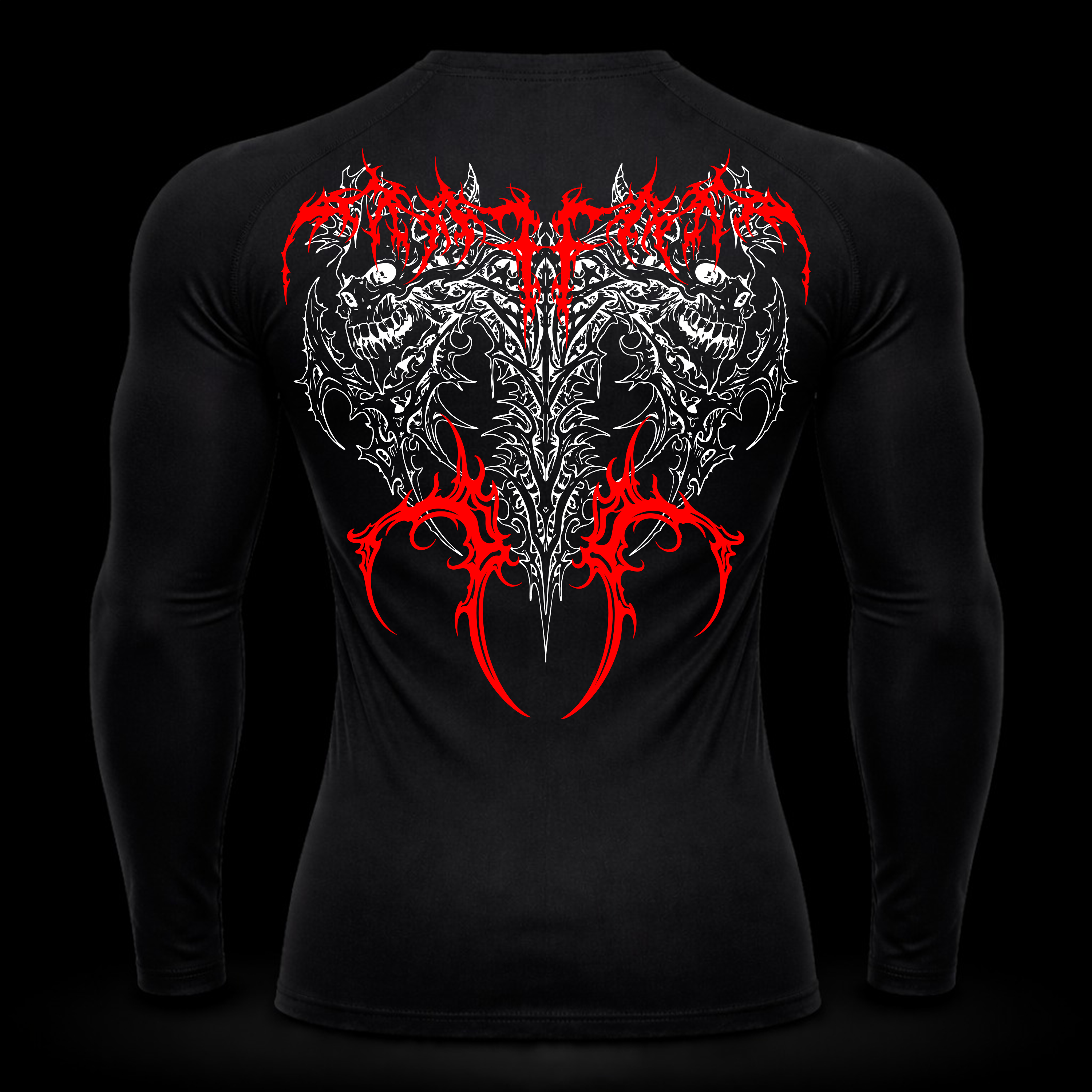 Blood Reaper Long Sleeve Compression – Athletic Fit | MAZENTIH