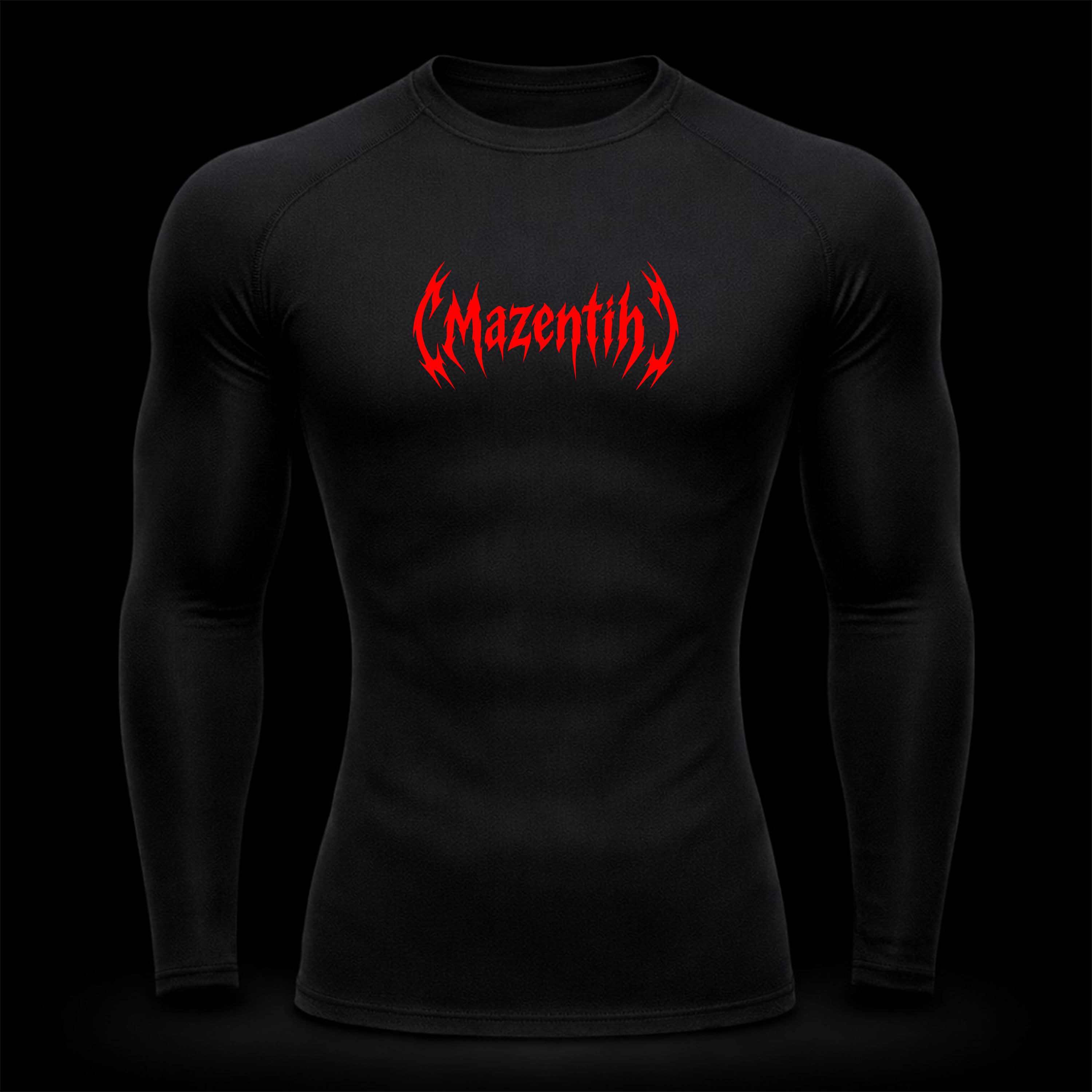 Blood Reaper Long Sleeve Compression – Athletic Fit | MAZENTIH