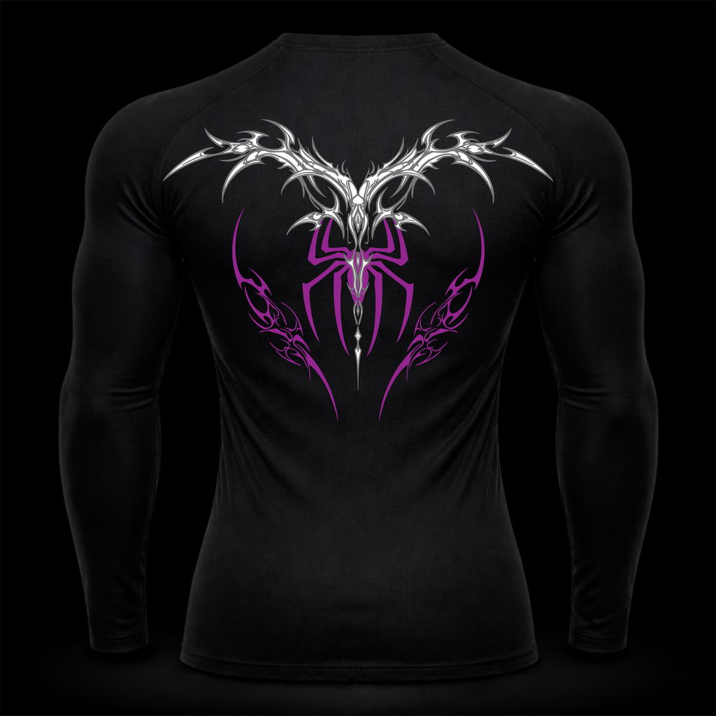Venom Core Long Sleeve Compression – Athletic Fit | MAZENTIH