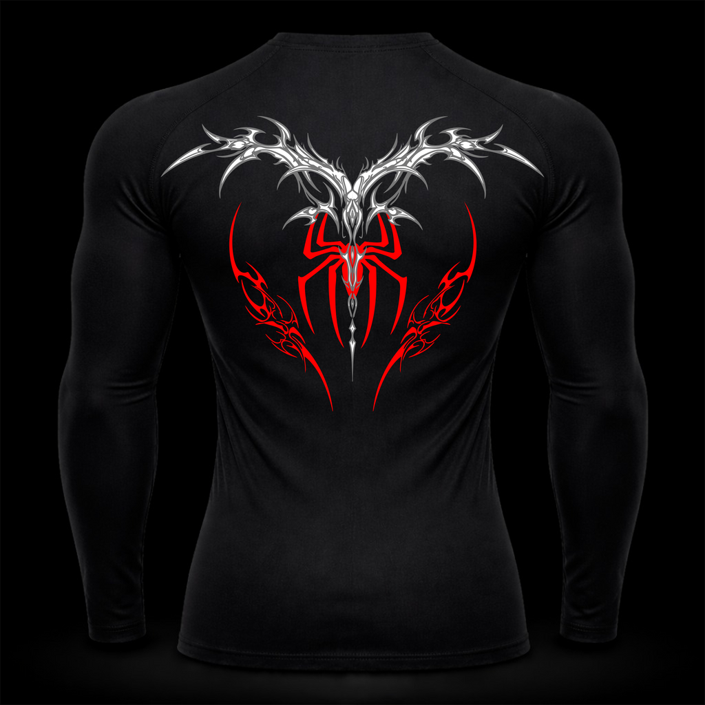 Venom Core Long Sleeve Compression – Athletic Fit | MAZENTIH