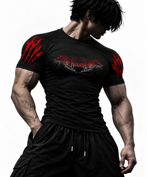Abyssborn Compression Tee | MAZENTIH