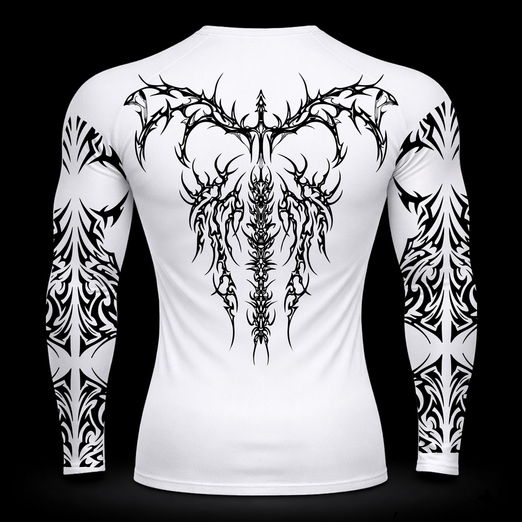 Elite Thorns Long Sleeve Compression – Athletic Fit | MAZENTIH