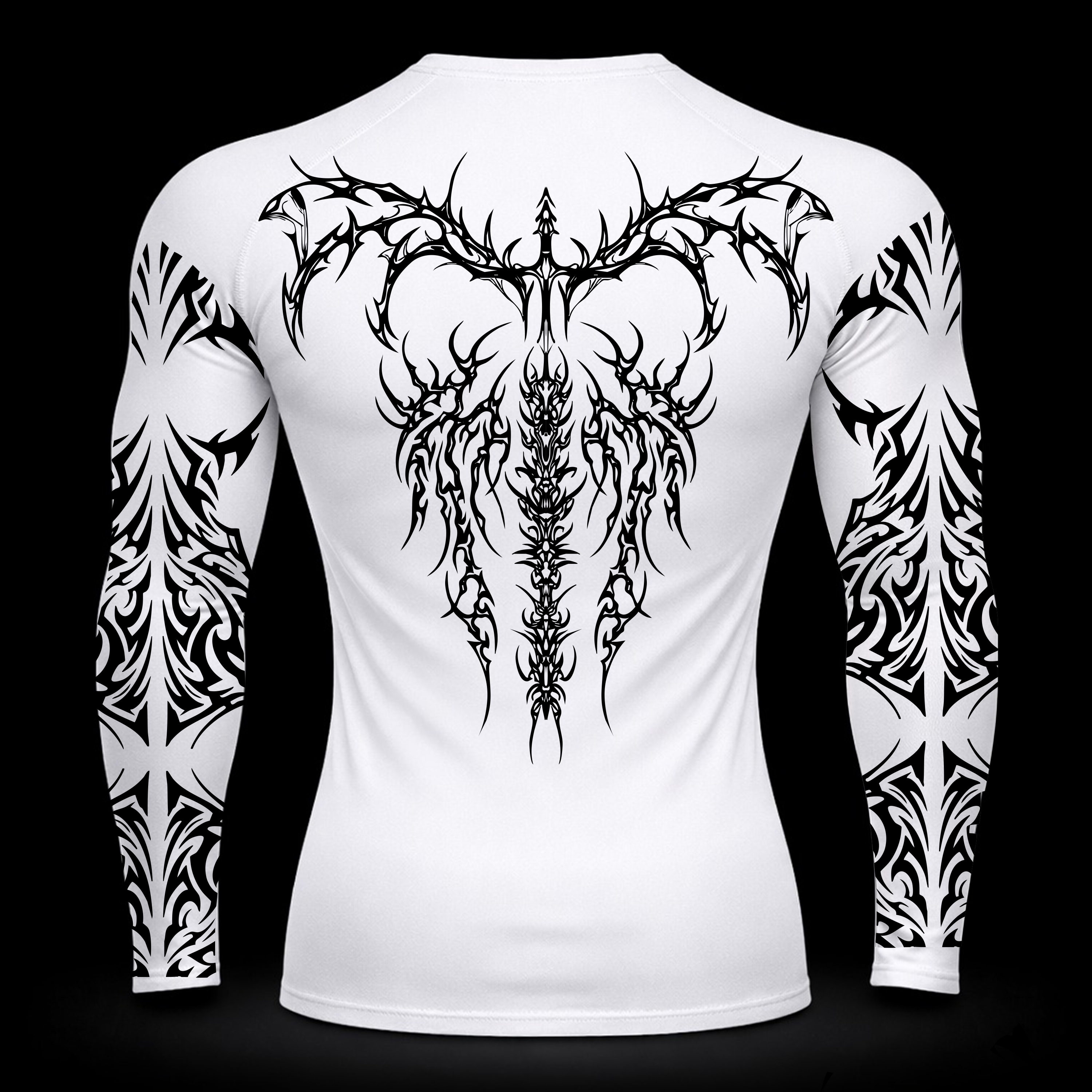 Elite Thorns Long Sleeve Compression – Athletic Fit | MAZENTIH
