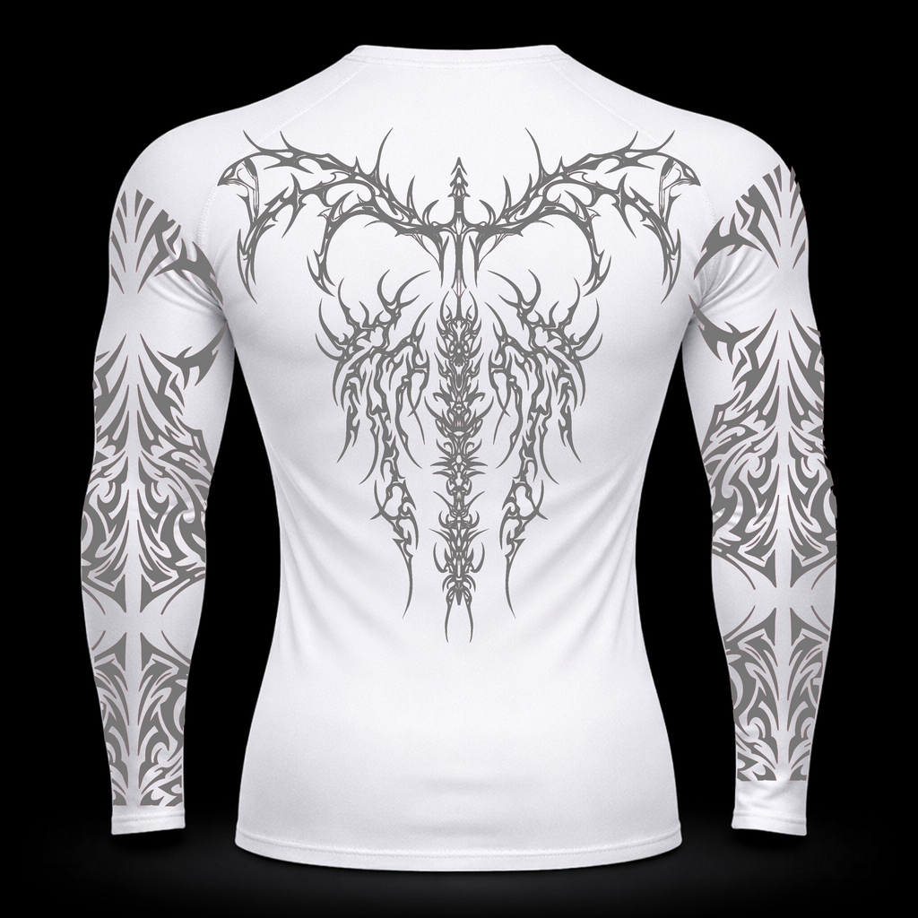 Elite Thorns Long Sleeve Compression – Athletic Fit | MAZENTIH