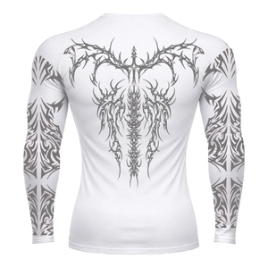 Elite Thorns Long Sleeve Compression – Athletic Fit | MAZENTIH