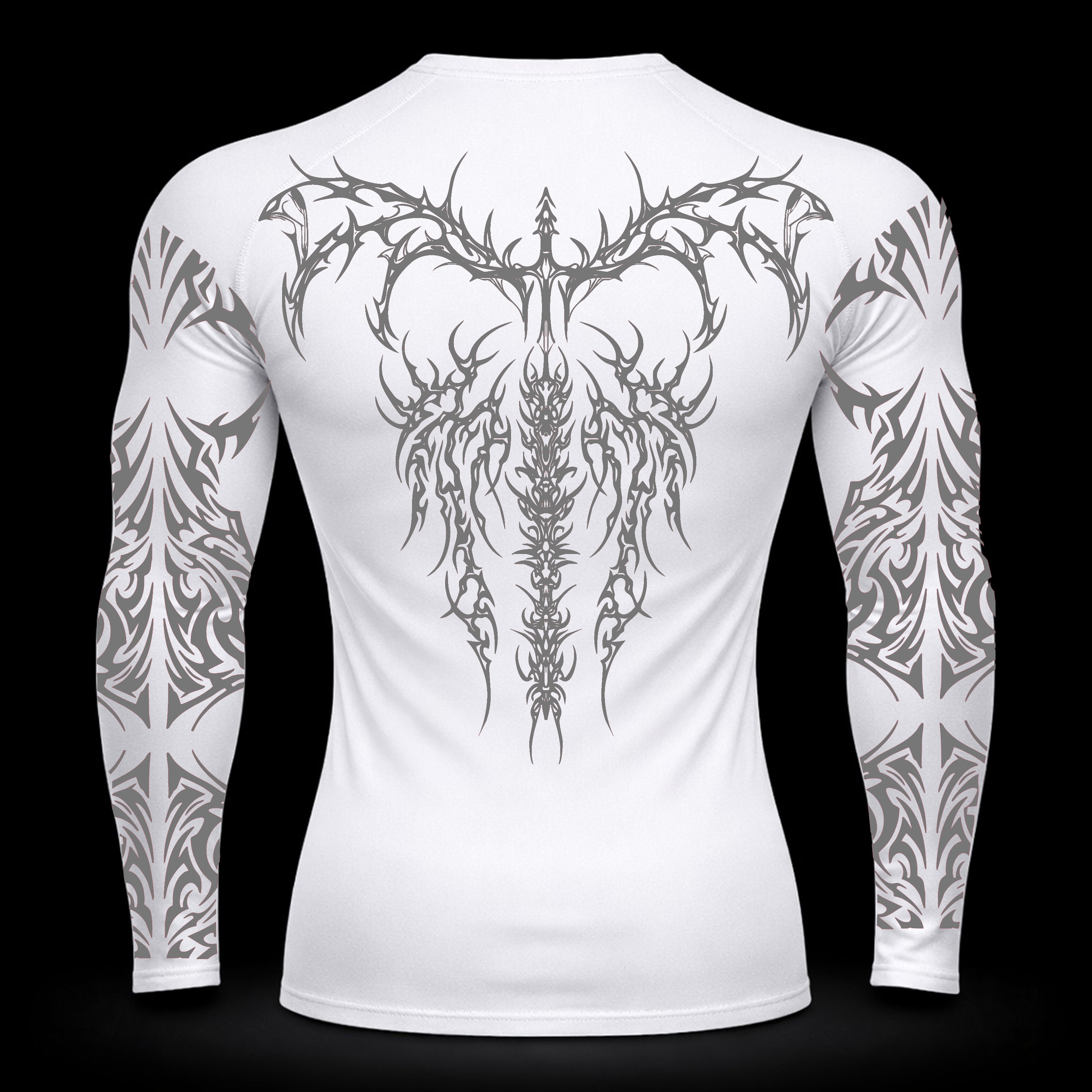 Elite Thorns Long Sleeve Compression – Athletic Fit | MAZENTIH