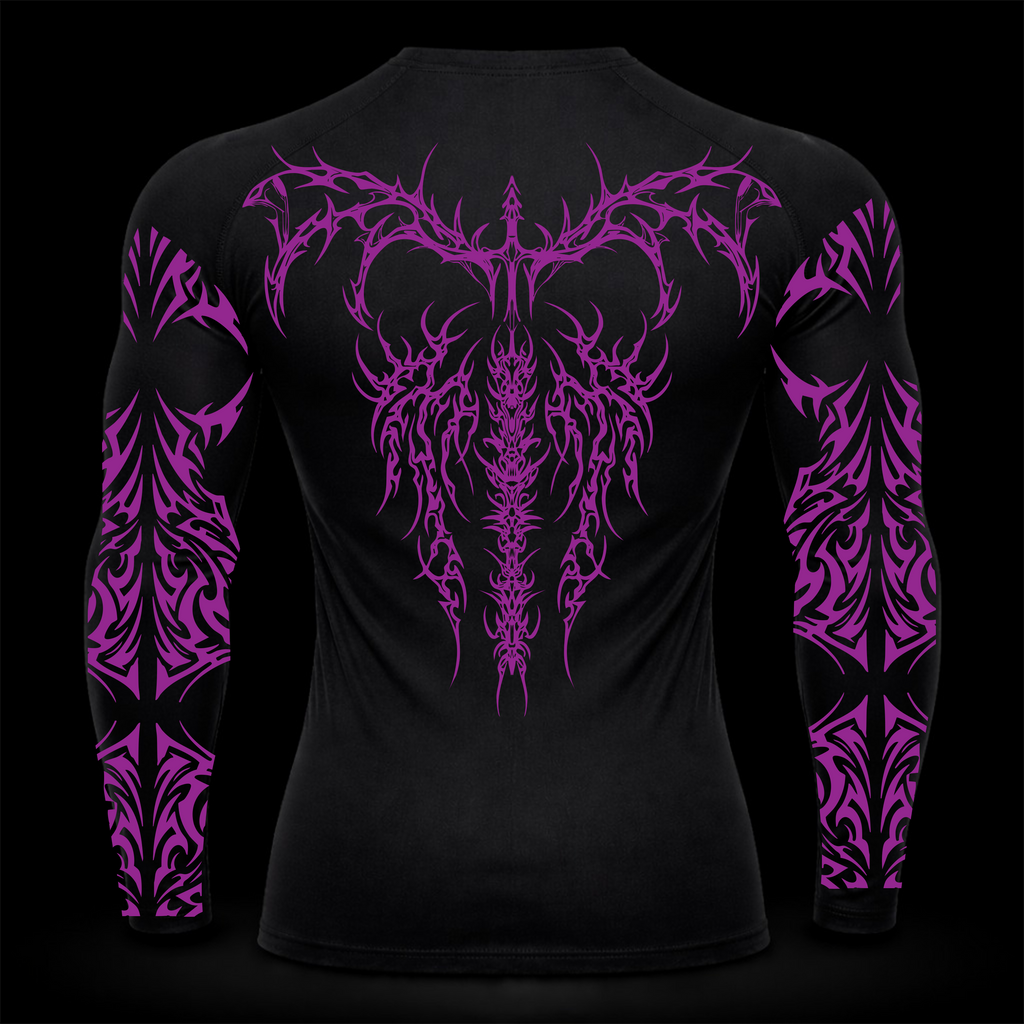 Elite Thorns Long Sleeve Compression – Athletic Fit | MAZENTIH