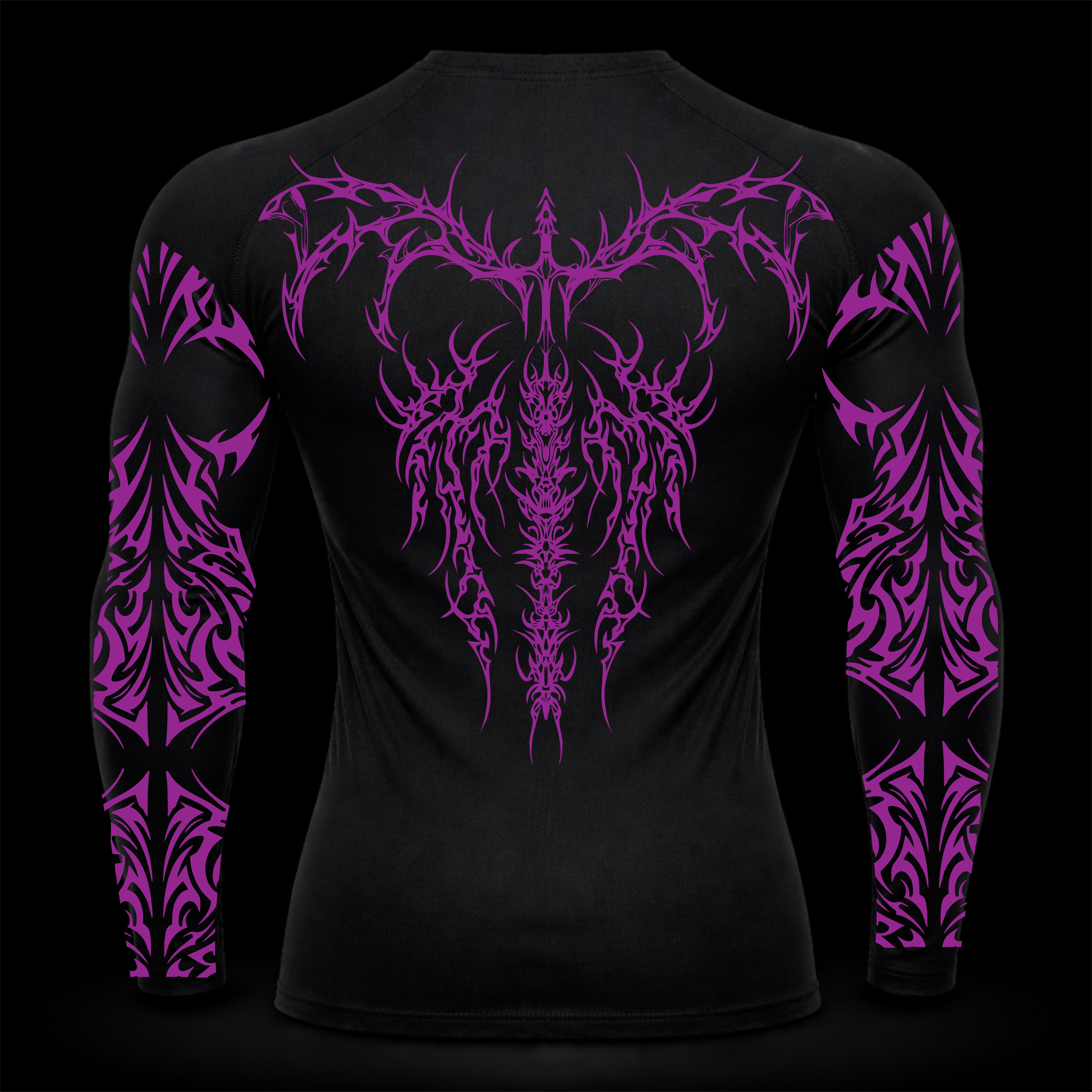 Elite Thorns Long Sleeve Compression – Athletic Fit | MAZENTIH
