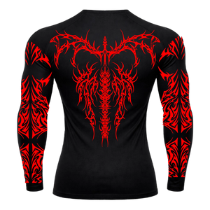 Elite Thorns Long Sleeve Compression – Athletic Fit | MAZENTIH