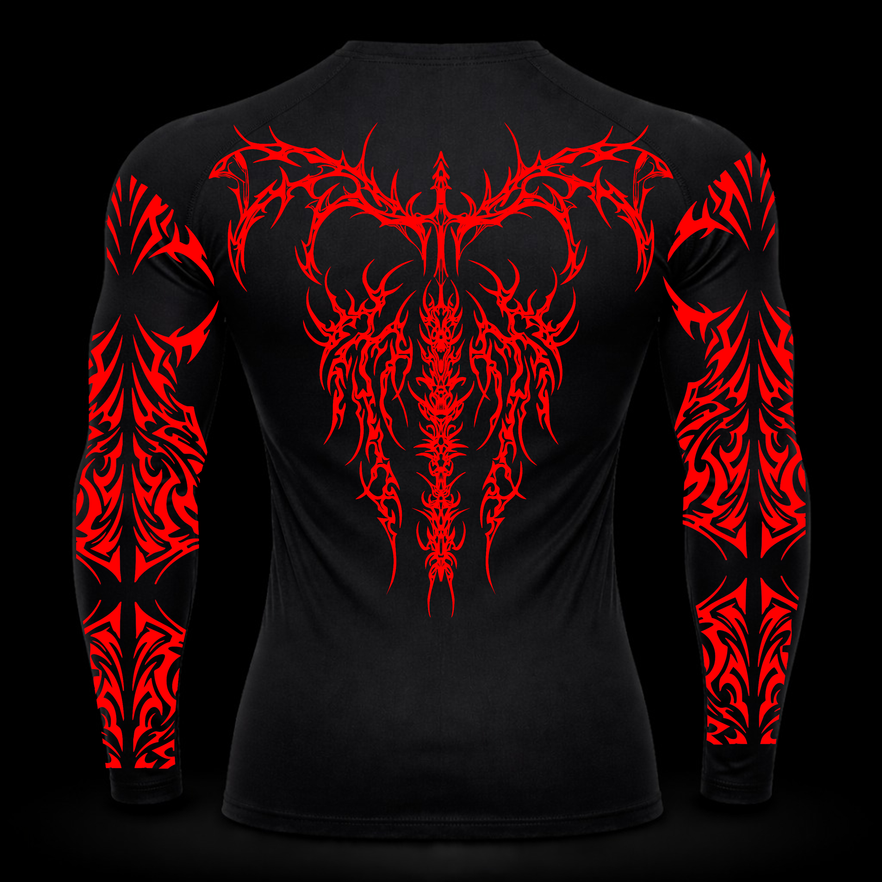 Elite Thorns Long Sleeve Compression – Athletic Fit | MAZENTIH