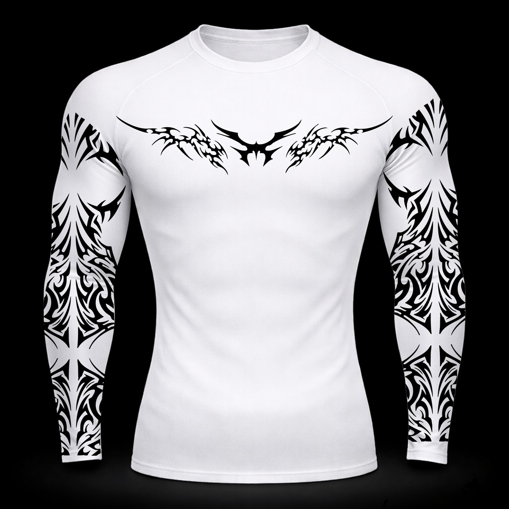 Elite Thorns Long Sleeve Compression – Athletic Fit | MAZENTIH