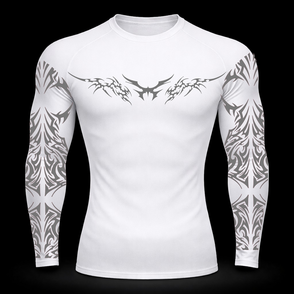 Elite Thorns Long Sleeve Compression – Athletic Fit | MAZENTIH